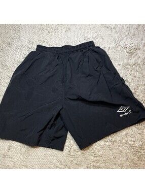 Vintage Umbro Shorts Size Medium Nylon Lightweight Soccer Made In Canada